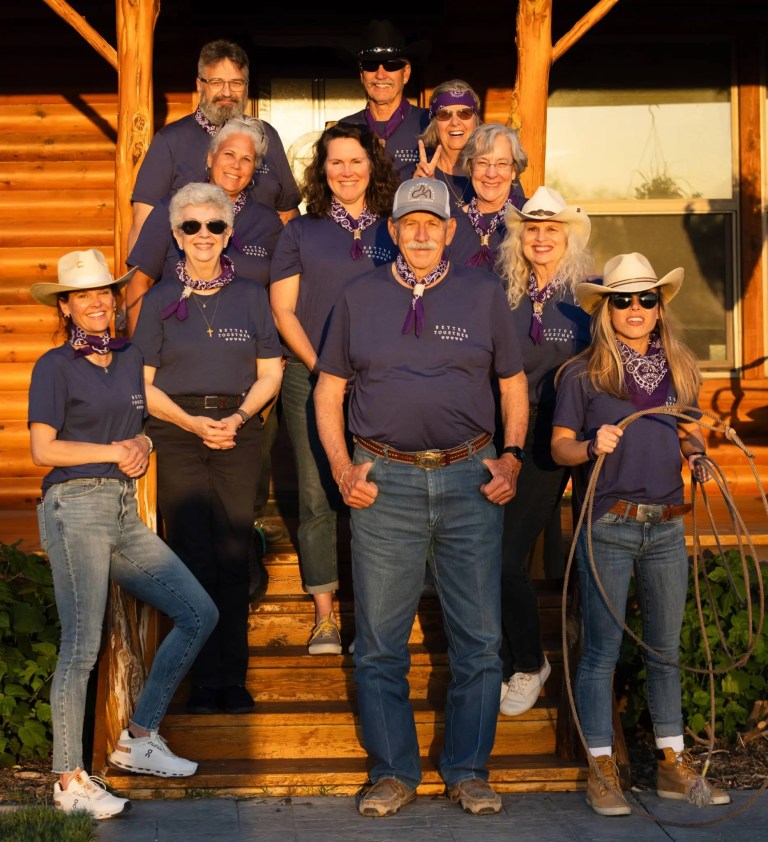 A group of Careblazers together at an in-person event