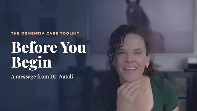 Before You Begin, a message from Dr. Natali Edmonds